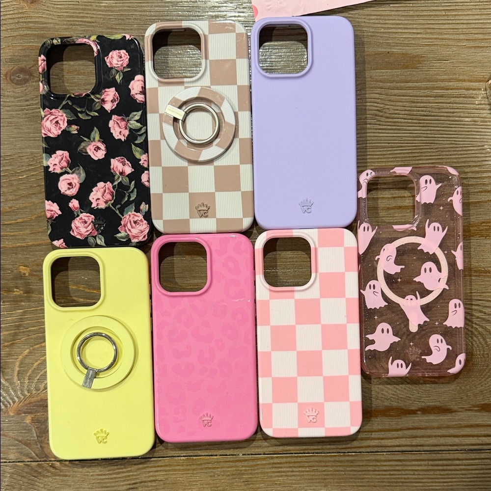 Velvet Caviar Floral, Checkered, and Ghost Phone Cases IPhone 15 Pro Max